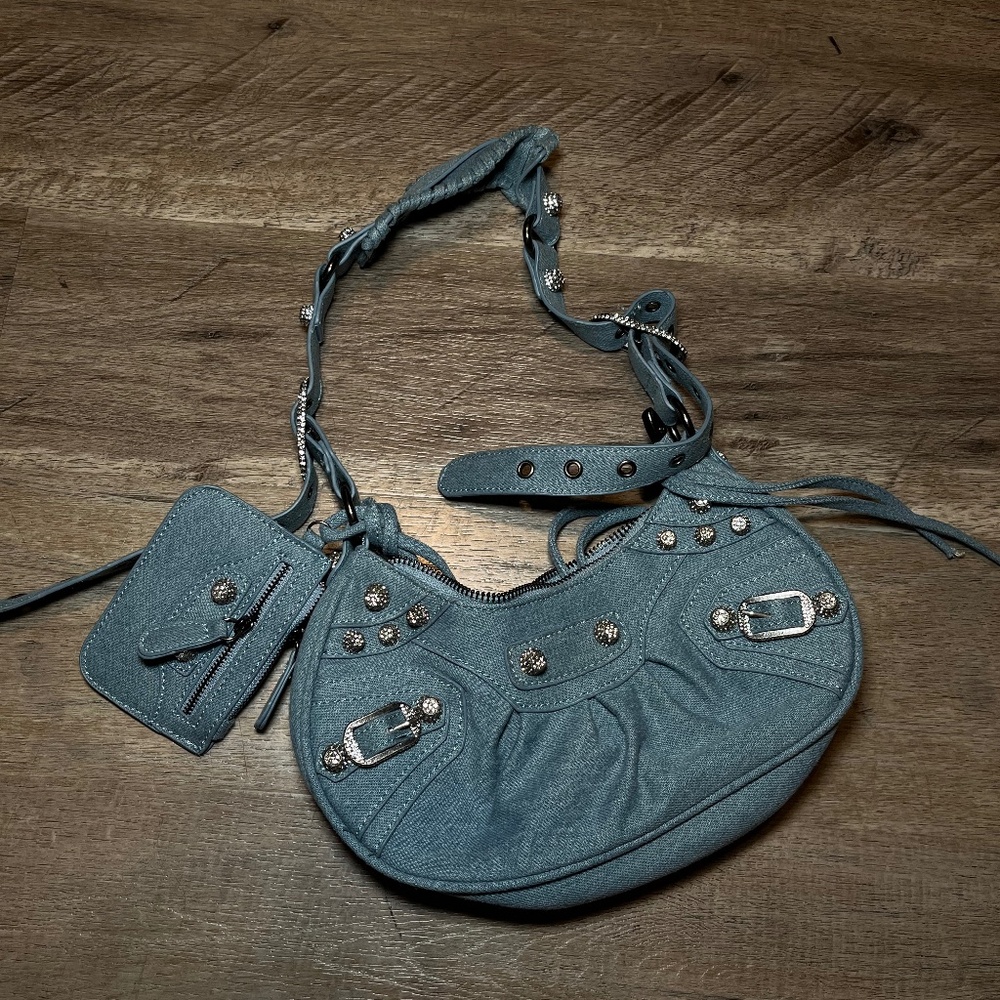 Y2K Denim Shoulder Bag